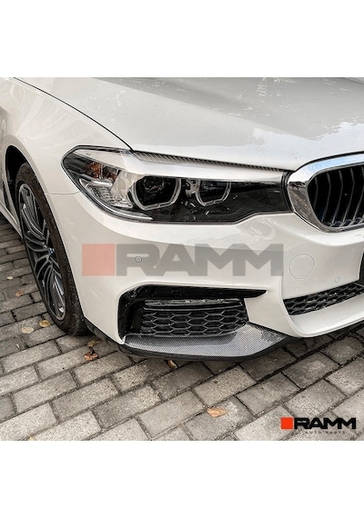 Bmw G30 M Sport Ön Tampon Flap Seti Parlak Karbon