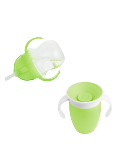 Munchkin Tıklama Kilitli Uçlu Alıştırma Bardağı 6ay+,207ml,yeşil Yeşil