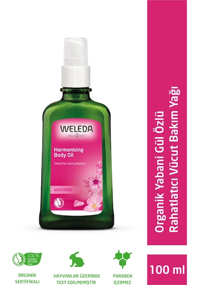 Weleda Organik Yabani Gül Özlü Yenileyici Vücut Bakım Yağı 100 ML