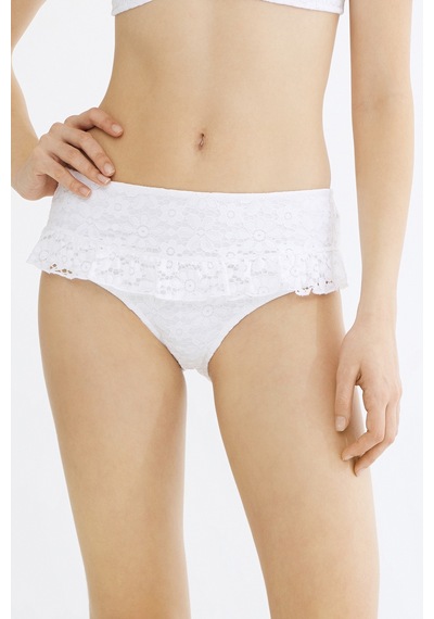 Penti Beyaz Casey Mini Skirt Bikini Altı Beyaz