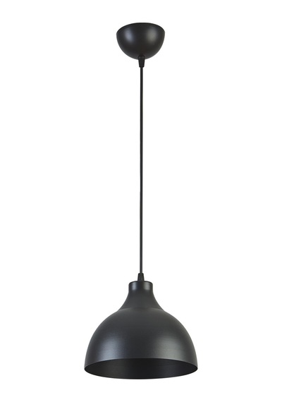Vega Modern Tasarım Cafe Mutfak Salon Siyah Renk Tekli Avize 20cm Çap Diğer