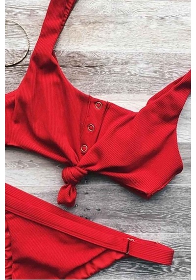 Angelsin Kırmızı Bikini Takım (402449817)