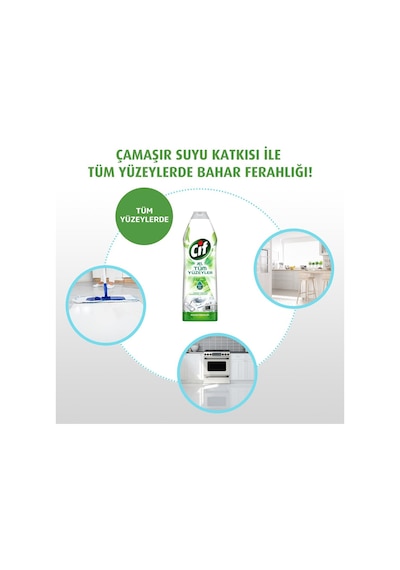 Cif Jel Tüm Yüzeyler Bahar Ferahlığı Yüzey Temizleyici 750 Ml