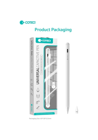 Ip-020 P8 Universal Kapasitif Dokunmatik Stylus Kalem - İos, Android Ve Windows İçin İpad, Tablet Ve Telefon Çizim Ve Not Alma Kalemi