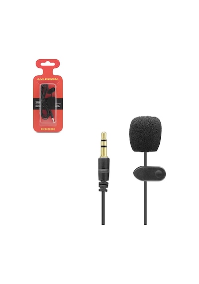 MİKROFON YAKA PC AUX 3.5MM 1.5MT HADRON HD-556