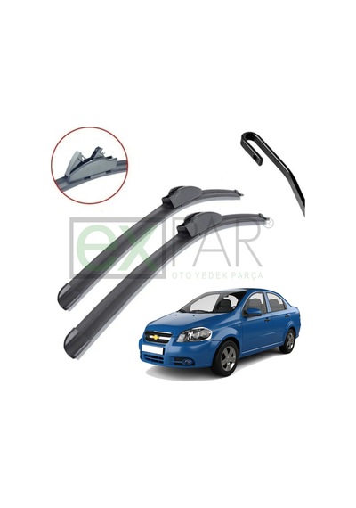 Chevrolet Aveo Ön Cam Silecek Süpürgesi Takımı 2006 - 2011 Sedan - Hatchback