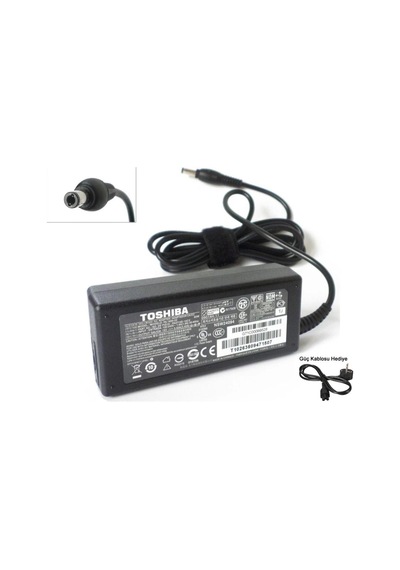 Toshiba 19v 3.42a 65w Adaptör Toshiba Şarj Cihazı Pa3714u-1aca