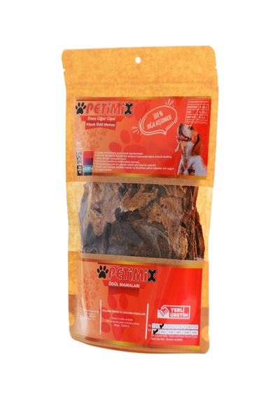 Petimix Dana Ciğer Cipsi Köpek Ödül Maması 100 G