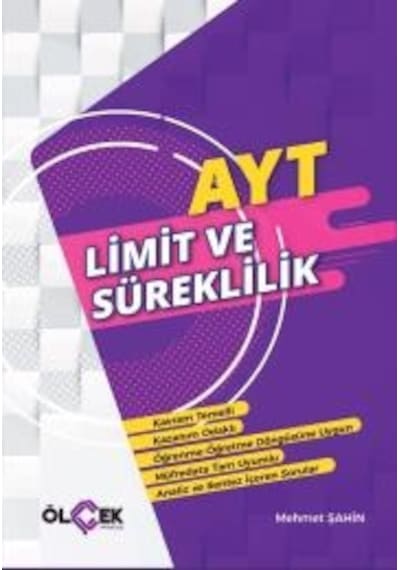 Ölçek Yayınları Ayt Limit Ve Süreklilik Föyü
