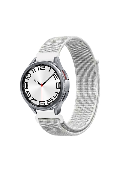 Forzacase Samsung Uyumlu Gear Sport R600 İçin Esnek Hasır Örgü Kordon Kayış - Fc140 Beyaz