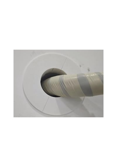Dekoratif Kapak, Klima Borusu Delik Kapatma İçin 11 Cm Çapında Ve Isı Yalıtımlı