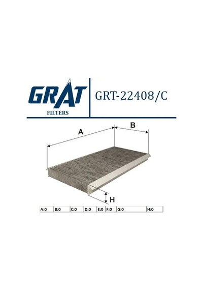Grat 22408c Polen Filtresi Karbonlu A1698300218