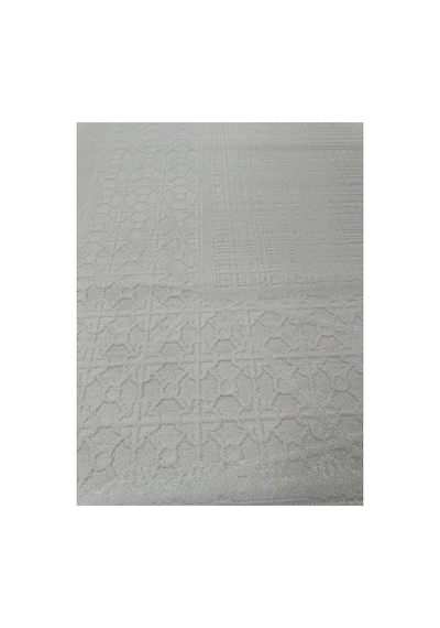 Merinos Vista Beyaz Renk %100 Akrilik Parlak Dokuma Modern Yumuşak Dokulu Salon Oturma Odası Halısı 76589-60