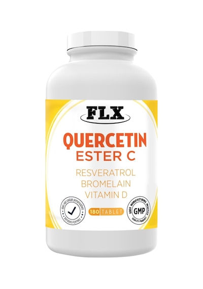 180 Tablet Quercetin Kuersetin Aserola Magnesium Ester C Vitaminini Vitamin D Complex