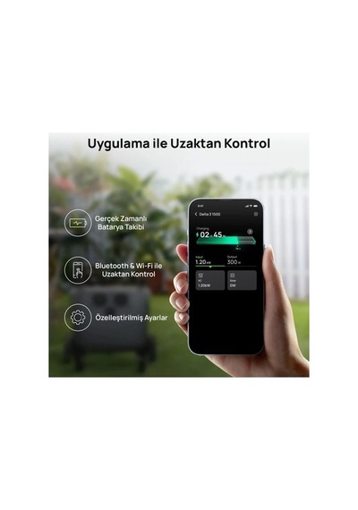 1500wh Kapasiteye Sahip Taşınabilir Güç İstasyonu, 4x1800w Çıkış