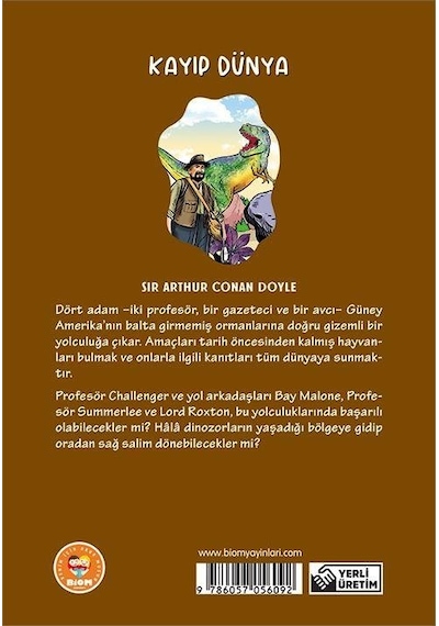 Kayıp Dünya - Sir Arthur Conan Doyle - Biom Çocuk Klasikleri