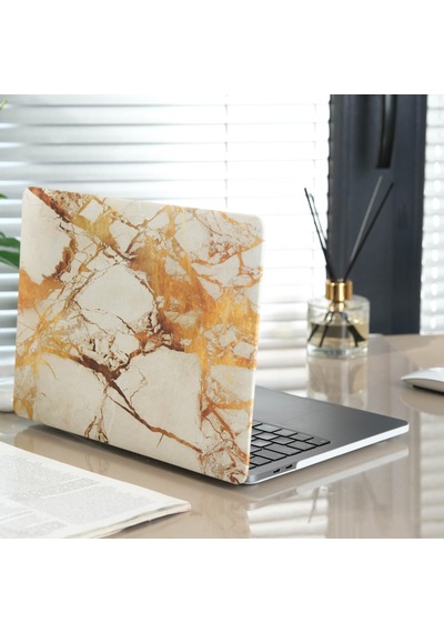 Macbook Pro Kılıf 15 İnç Marble A1286 Eski Ethernet Girişli Model 2008-2012 İle Uyumlu Marble 03 Belirtilmemiş