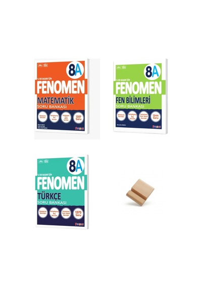 Fenomen Lgs 8. Sınıf 2027 Matematik Türkçe Ve Fen Bilimleri A Serisi 3lü Soru Bankası Seti + Telefon Standı