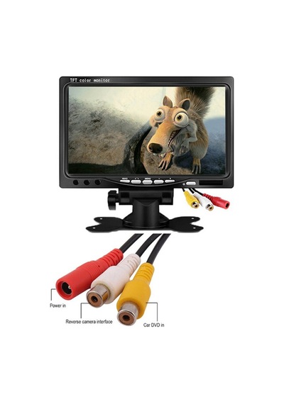 7'' Araç Monitörü Kayıt Yapmaz Usb Aux Girişi Yoktur 12-24 Volt