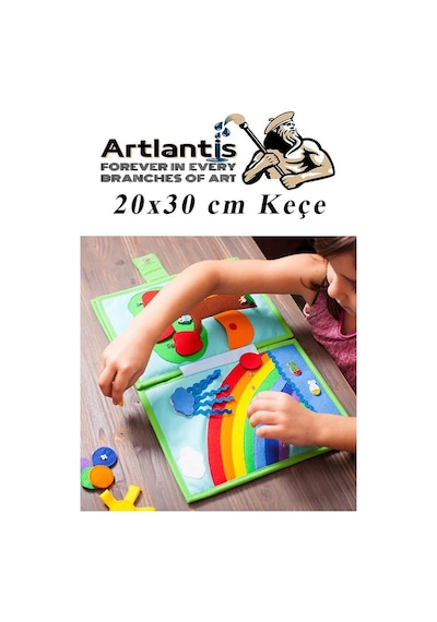 Mor Keçe 50 x 70 CM 2.0 MM 3 Adet Renkli Hobi Keçesi Elişi Keçesi Anasınıfı Kreş Okul Öncesi