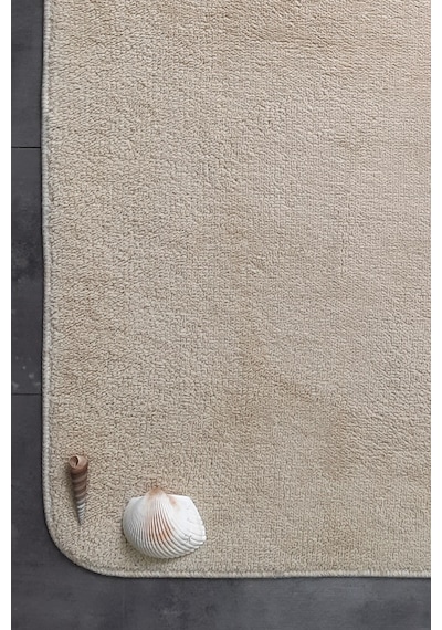 Ultrasoft Düz Vizon 3 Lü Banyo Halısı Paspası Kaymaz Deri Taban M vizon