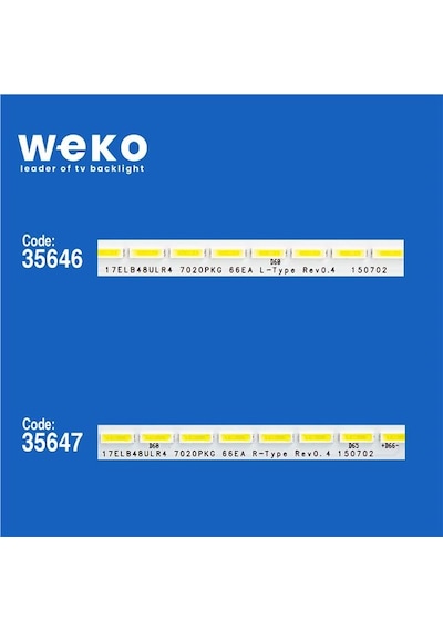 Vestel 48ua9300 48'' İnç 2 Adet Tv Led Bar Tvnizi Açıp İçindeki Led Barla Birebir Aynısı Olduğunu Görmeden Almayınız. Sonrasında İade Almamaktayız.