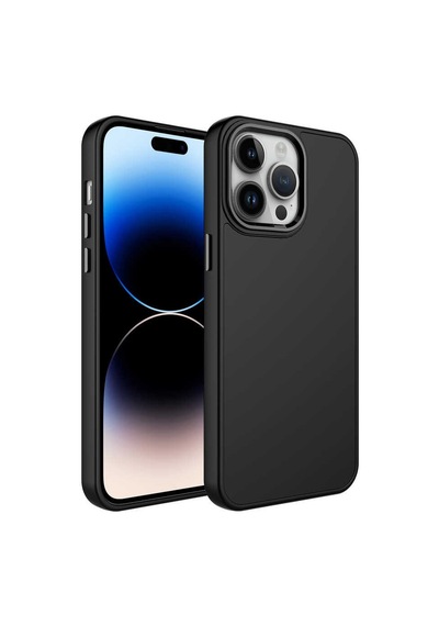 Apple Uyumlu iPhone 13 Pro Max Metal Çerçeve Ve Buton Tasarımlı Silikon Zore Luna Kapak