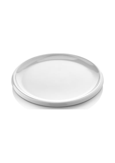 6 Adet Melamin Tatlı Servis Tabağı Makinede Yıkanabilir Dayanıklı Sunum Tabağı Mimoza 17 Cm Beyaz