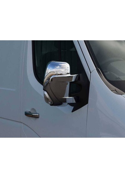 Omkar Renault Master Krom Ayna Kapağı 2 Parça Abs 2010 ve  Sonrası