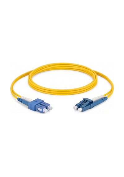 Alfafonet Sc/upc-lc/upc Singlemode Dupleks 1 Metre Fiber Patch Cord