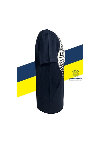 Fenerium Fenerbahçe Lisanslı Tribün 6 Renk Logolu Spor T-shirt Ahşap Kutulu Lacivert