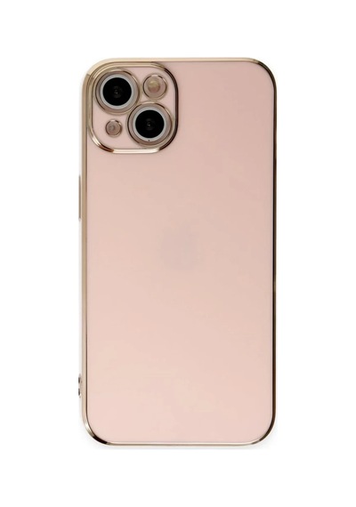 İphone 15 Kılıf Volet Silikon - Pembe