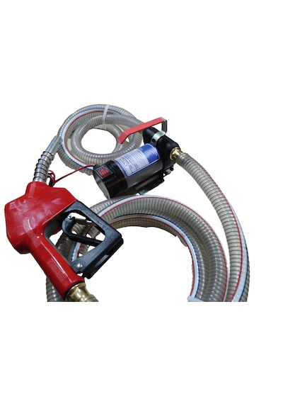 24 Volt Mazot Aktarma Pompası&5 Metre Telli Hortum&otomatik Akary