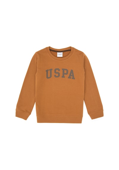 U.S. Polo Assn. Erkek Çocuk Camel Basic Bisiklet Yaka Sweatshirt 50313830-VR233 U.S. Polo Assn. Erkek Çocuk Camel Basic Bisiklet Yaka Sweatshirt 50313830-VR233