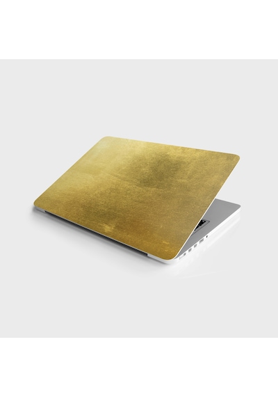Laptop Sticker Notebook Kaplama Etiketi Altın Doku