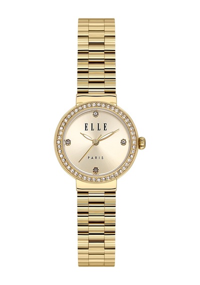 Elle El.1.10032-3 Kadın Kol Saati Altın