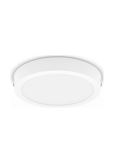 Led Gömme Spot İnce Yüzey, 12 W, Sıcak Beyaz Işık 2700k , Yuvarlak, Beyaz Diğer