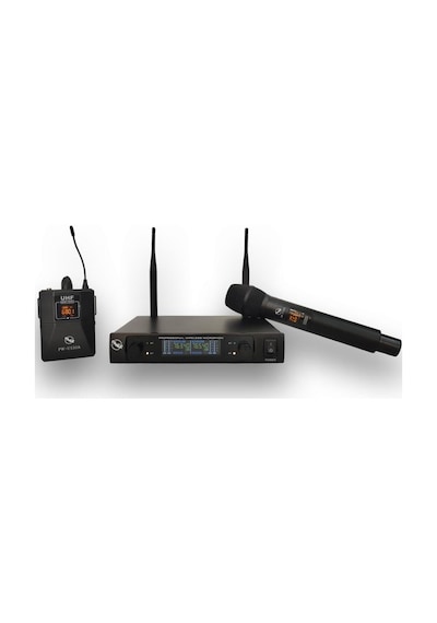 Pawer Pw-u150a Ey Kablosuz Uhf Mikrofon Seti: El, Yaka Ve Kafa Mikrofonu