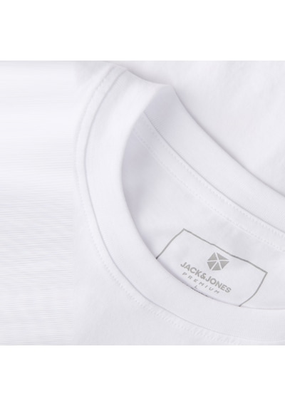 Jack & Jones Erkek Gögüs Baskili Tisört - Blaneo - 12298018 Beyaz