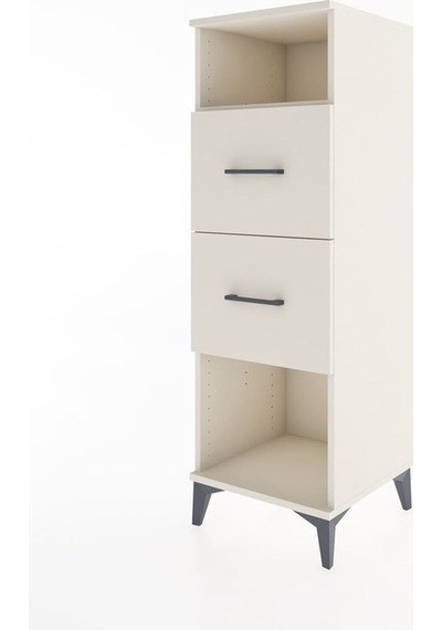 Hyperion Dolap Tek Raflı 2 Çekmeceli 44x44x134 Aytaşı-aytaşı Aytaşı