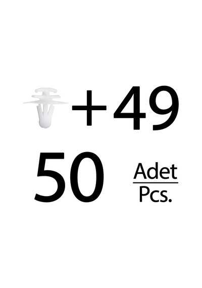 Renault İçin Çevre Bant Klipsi- 50 Adet