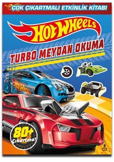 Hot Wheels & Turbo Meydan Okuma Çok Çıkartmalı Etkinlik Kitabı