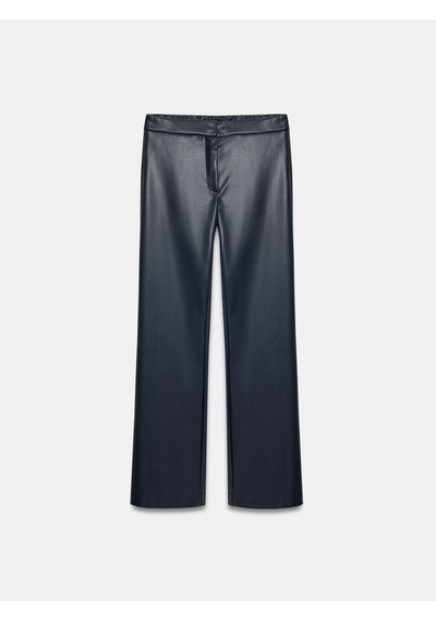 Dilvin 72237 Suni Deri Çan Paça Pantolon-lacivert Lacivert