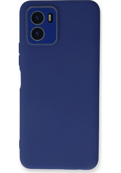 Cosmotex Newface Vivo Y15s Kılıf Lansman Glass Kapak - Sky Blue