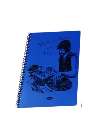 Tokaç A4 Müzik Defteri Spiralli Pp Kapak 40 Yp-lacivert Dj
