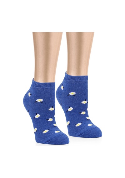 Ozzy Socks 5 Çift Eğlenceli Desenler Kadın Patik Çorap Ozzyp004 Renkli