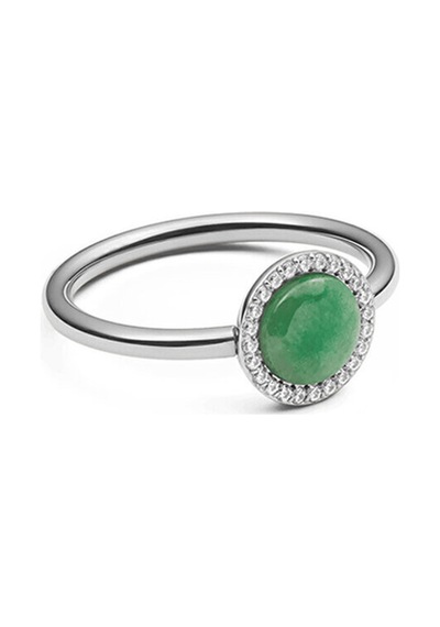 Audrey Ring Jade Gümüş