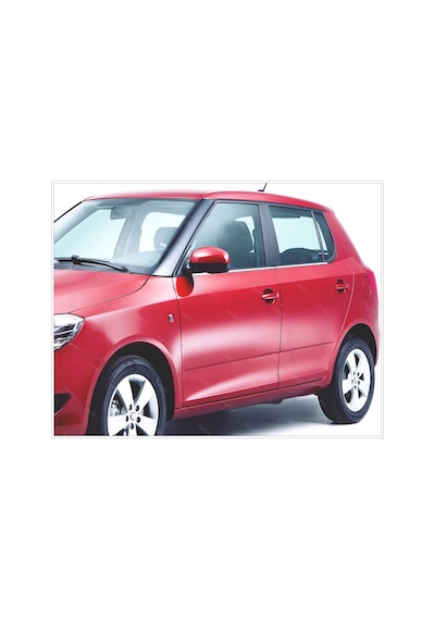 Skoda Fabia Mk2 Hb Krom Cam Çıtası 4 Prç 2008-2014 Arası P.Çelik