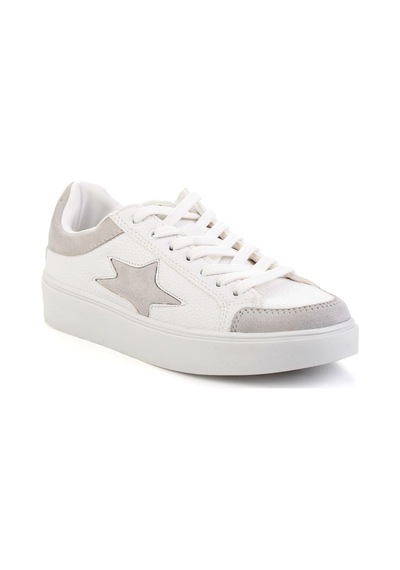 Bambi Beyaz Kadın Sneaker K01027060009 Beyaz