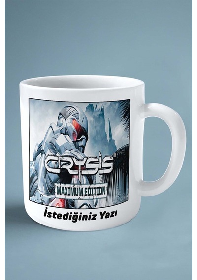 Crysis Oyun Baskılı Kupa Bardak Çift Taraflı Baskı Kişiye Özel Model 22 Çok Renkli